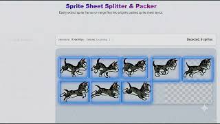 Sprite Sheet Splitter & Packer – Split, Pack and Export Sprites Free