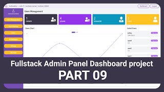Fullstack JWT Authentication and Role-Based Authorization Admin Panel Dashboard | Part 09