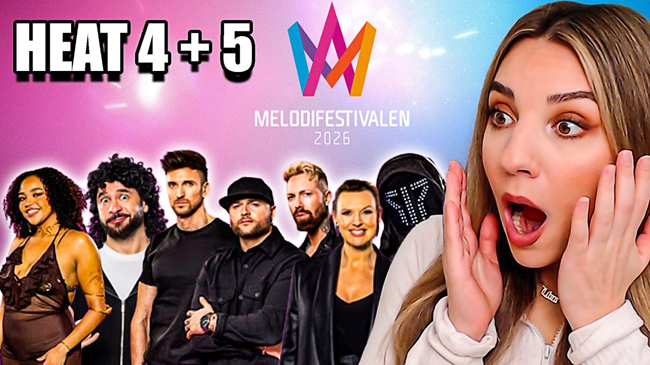 MELODIFESTIVALEN HEAT 4 + 5 REACTION (SWEDEN EUROVISION 2026)