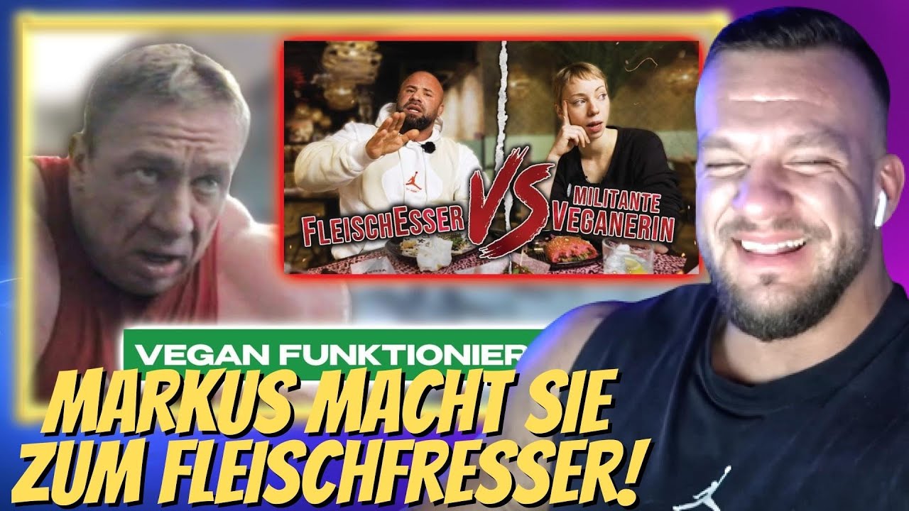 Markus Rühl reagiert auf Sharo VS militante Veganerin! William Niewiara Live Reaktion