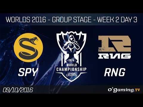 SPY vs RNG - World Championship 2016 - Group Stage Week 2 Day 3
