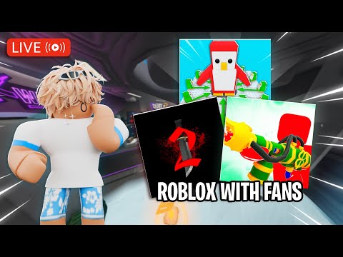 [LIVE!🔴] Playing Roblox Games with FANS!