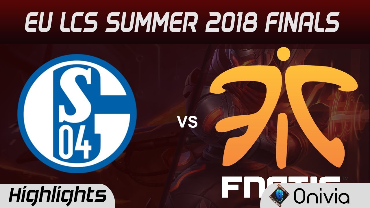 S04 vs FNC Highlights Game 1 EU LCS Summer Finals 2018 Schalke 04 vs Fnatic By Onivia