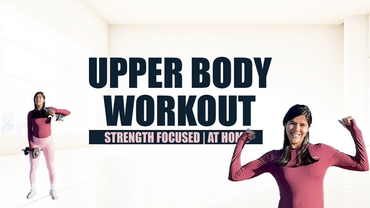 Upper Body Strength Workout at Home with Dumbbells | Strong Arms