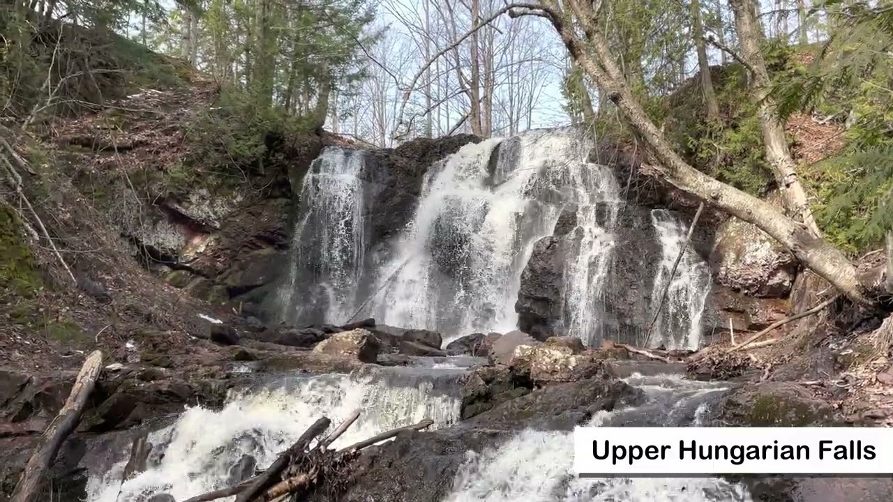 Hungarian Falls in Michigan's Keweenaw Peninsula