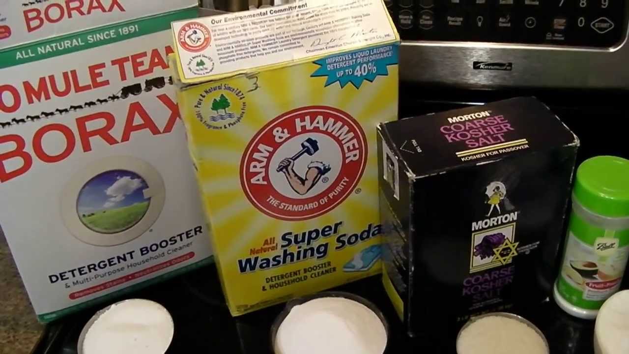 How to Make Dishwasher Powder Detergent YouTube