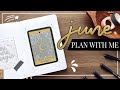 JUNE PLAN WITH ME | Celestial Bullet Journal Set-up | June 2021