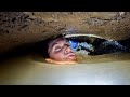 Caver panics and almost drowns