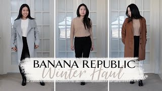 Banana Republic Winter 2020 Haul / コート + セーター / 5'0