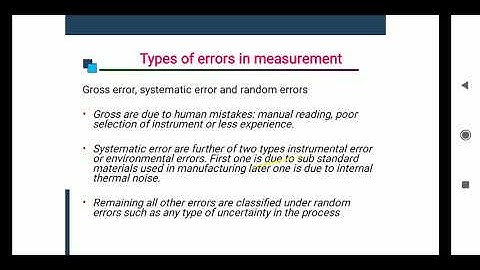 ECE 3rd sem, EIM, CHAPTER1:  Basics of Measurement,  Part 1 Introduction to Measurement system