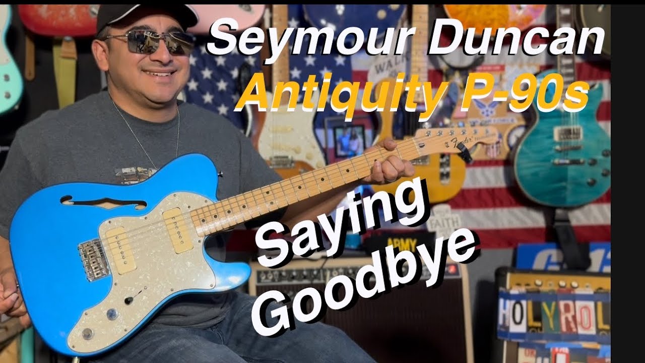 Seymour Duncan Antiquity P-90s in a 72' Fender Thinline Telecaster
