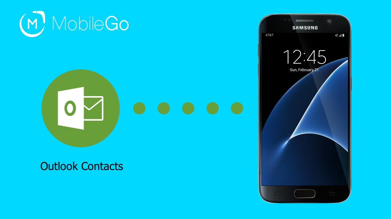 How To Import Outlook Contacts To Samsung Galaxy S7 YouTube