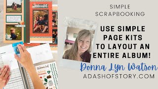 Use Simple Page Kits to Layout an Entire Album