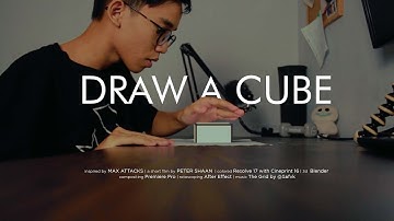 DRAW A CUBE | Short Film VFX Blender