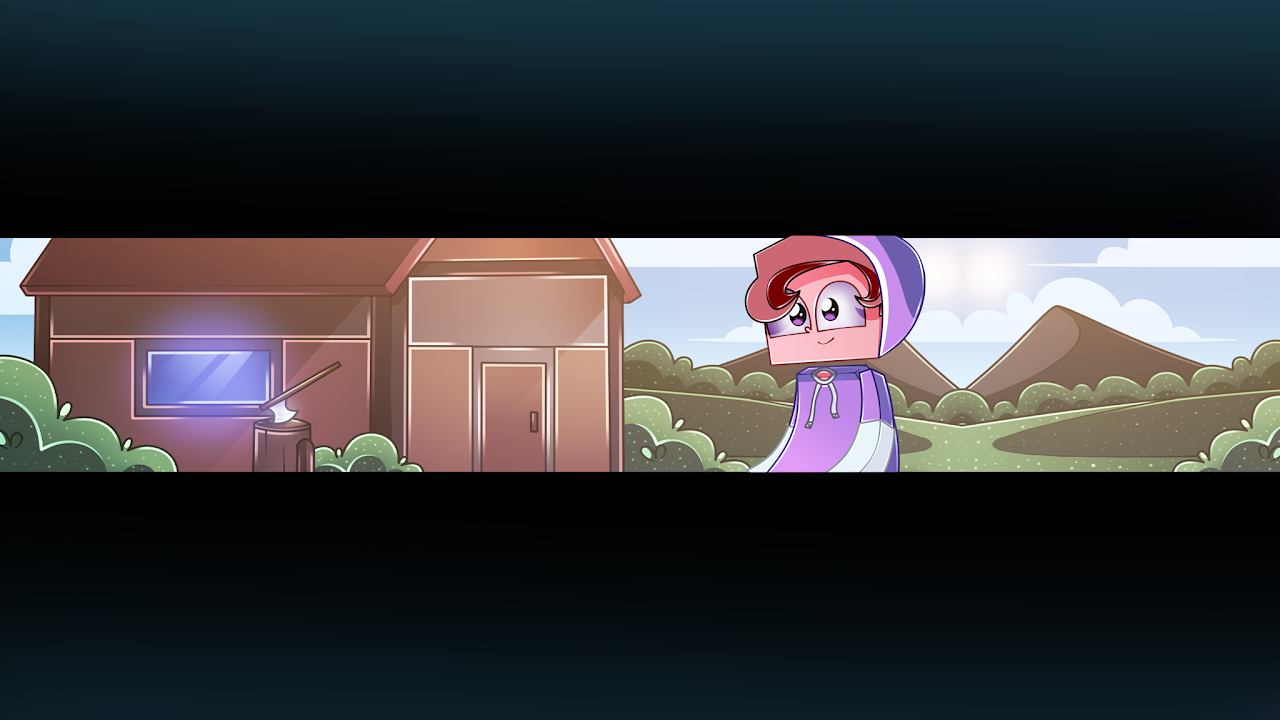 Нарисовать шапку для ютуба майнкрафт