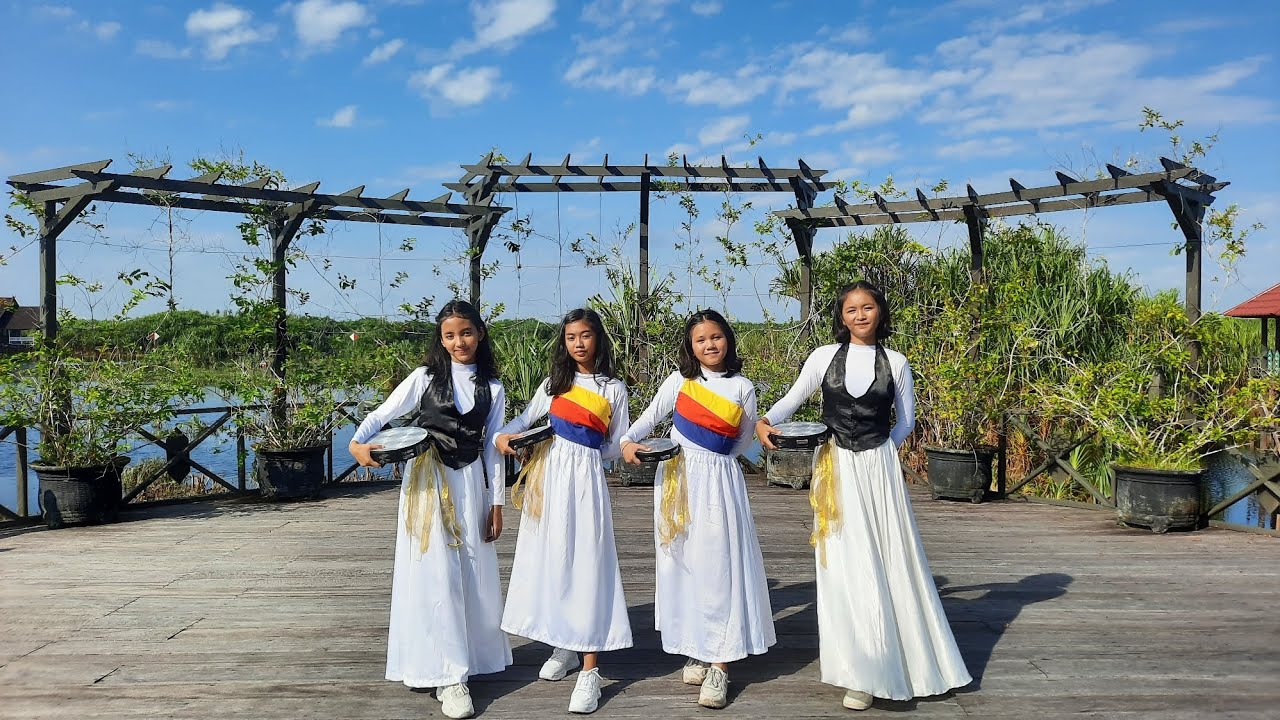 Tambourine Dance by GPdI Agape Palangka Raya || Nothing Is Impossible ~ Planetshakers