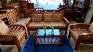 Teak Wood Sofa Set  Teak Wood Furniture at Best Price & Design