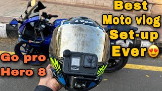 Most Best Motovlogging Setup / Go pro8 Full Setup / #motovlog #gopro