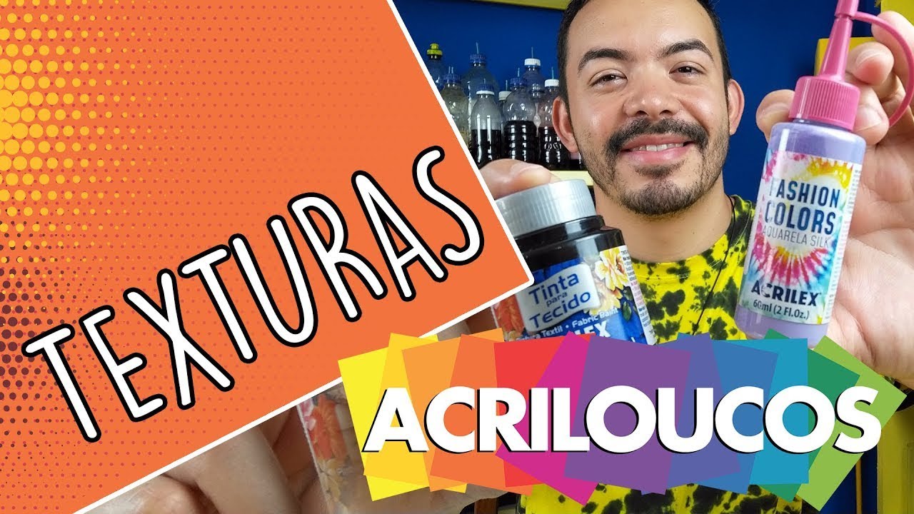 TINTA ACRILEX & AQUARELA SILK | Théo e Tintas