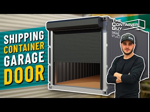 Converting a Shipping Container into a Sea Can Garage or Workshop