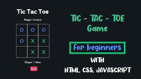 (-TIC-TAC-TOE-GAME-BY-JAVASCRIPT-)(#javascript #coading (@APBHALERAO2006)