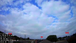 Abilene TX 24 Hour Time Lapse - 20241019 Saturday West