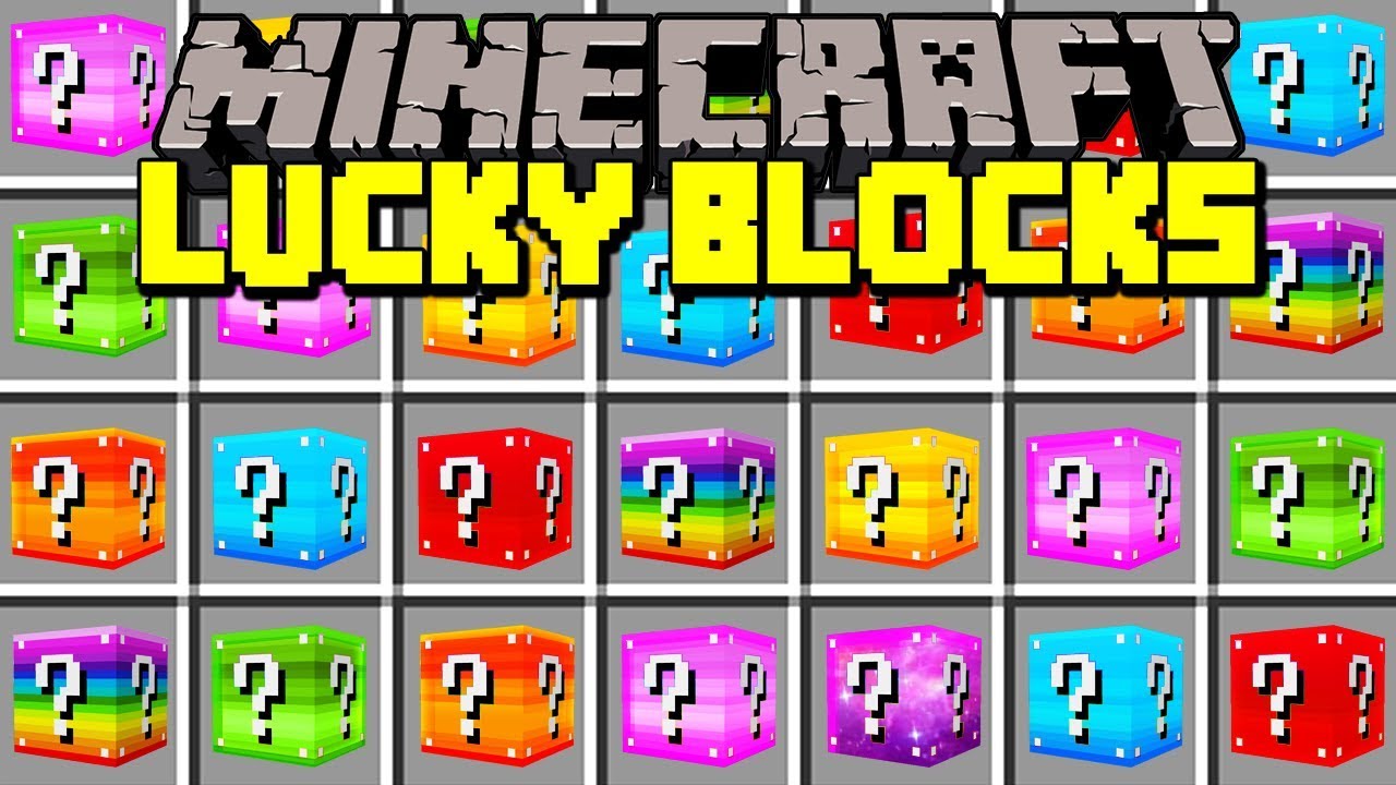 Lucky Blocks  Minecraft Addon