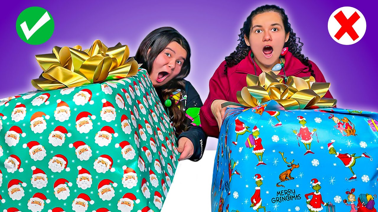 Don't Choose the Wrong Christmas Present Challenge - YouTube