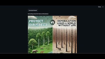 Earthly: AI powered Eco- Art Generator Demo Video