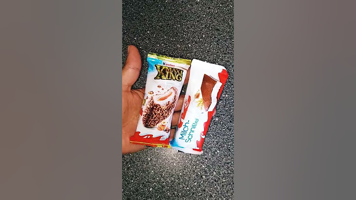 KINDER MILCHSCHNITTE UND KINDER MAXI KING YUMMY #Shorts