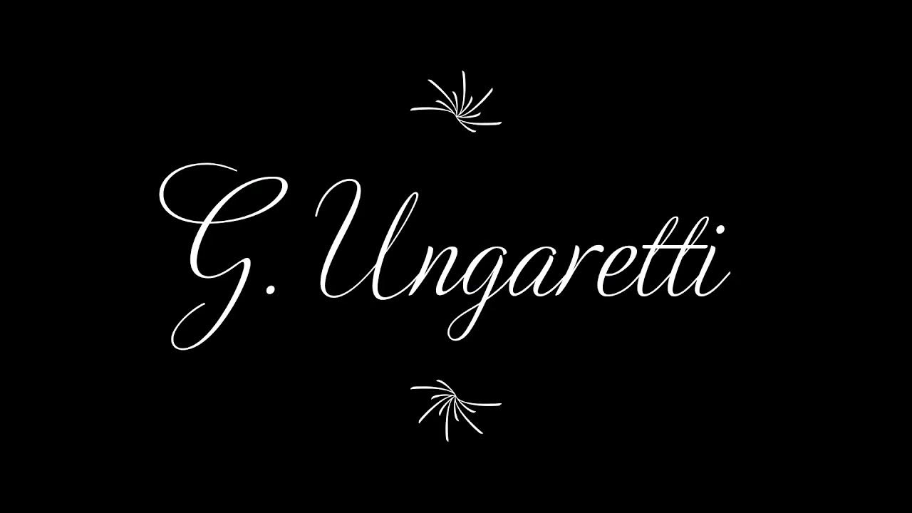 Veglia - Poesia di Giuseppe Ungaretti - YouTube
