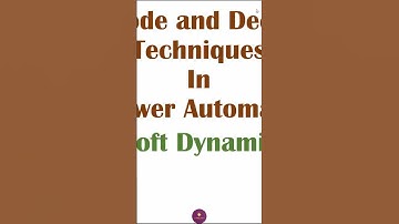 #shorts  Encode and Decode Techniques In Power Automate