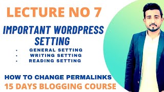 Important WordPress Settings | WordPress Permalink Setting - How to Change Permalinks in WordPress