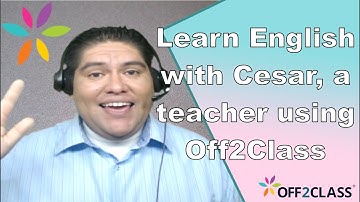 Learn English with Cesar, a teacher using Off2Class