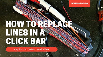 How to install lines in a North/Duotone CLICK BAR