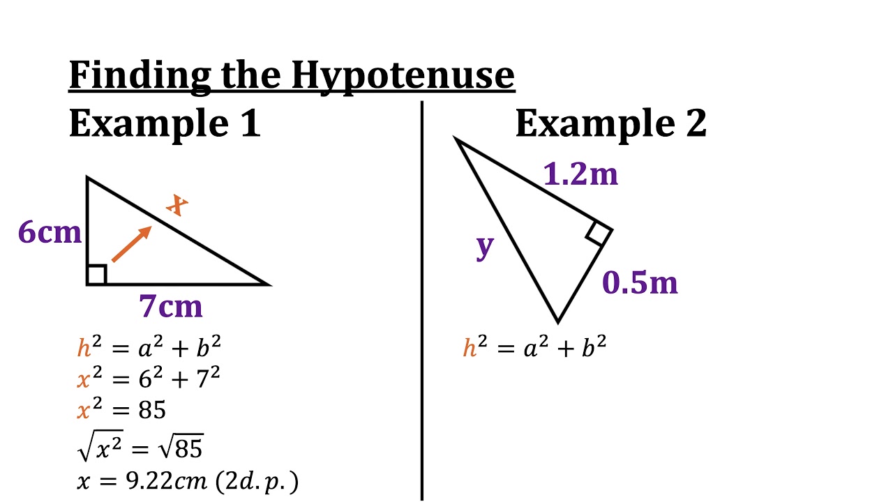 2 Pythagoras Theorem Finding The Hypotenuse Pythagorean Triples 2-pythagoras-theorem-finding-the-hypotenuse-pythagorean-triples