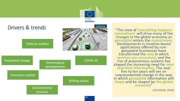 ELISE webinar: Monitoring and understanding emerging geospatial technologies