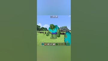 mutant mobs in Minecraft! || Mutant zombie, creeper, skeleton and more! ||Part 1 #shorts​