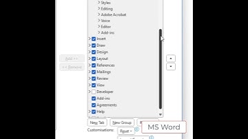 MS Word Ontwikkelaarsmodus inschakelen
