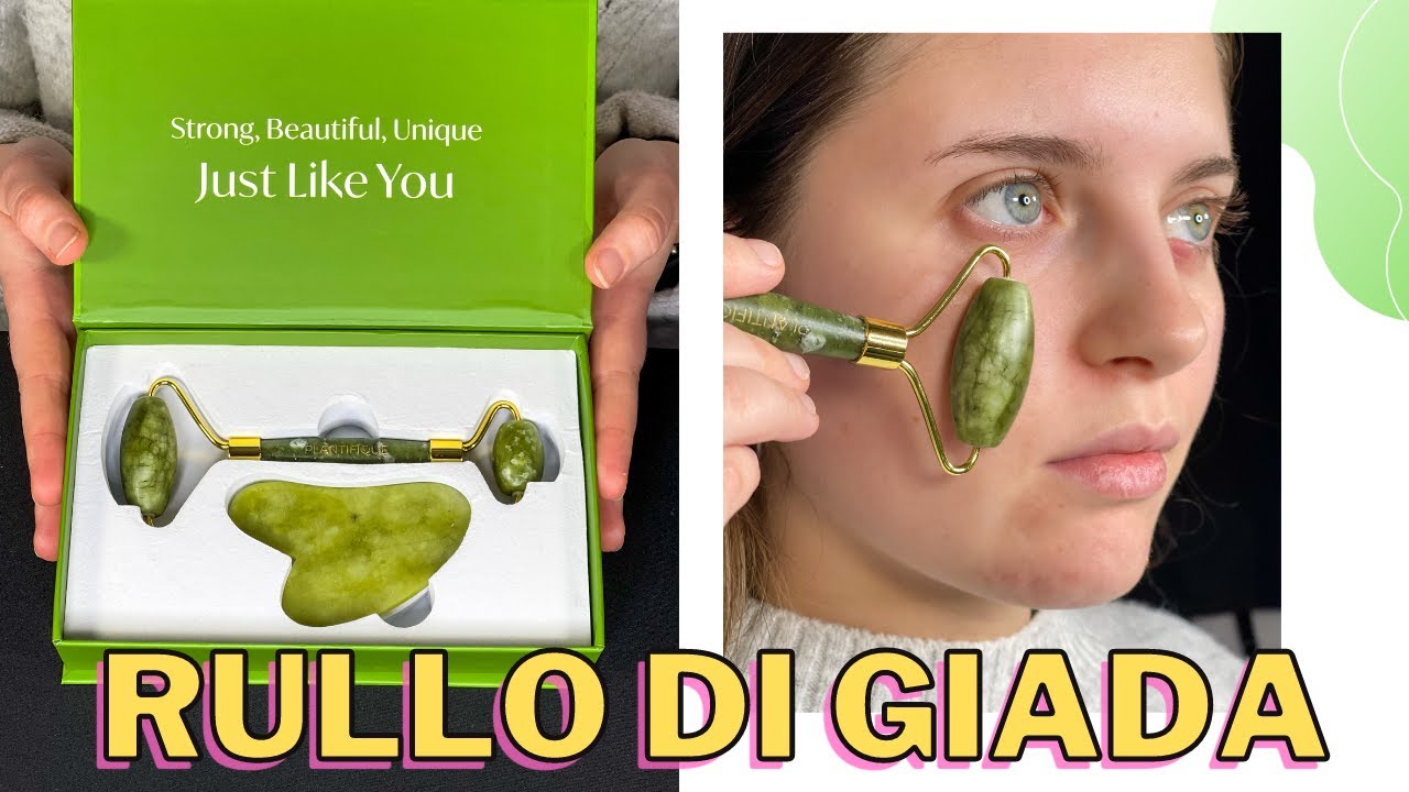 SKINCARE CON RULLO DI GIADA E GUA SHA