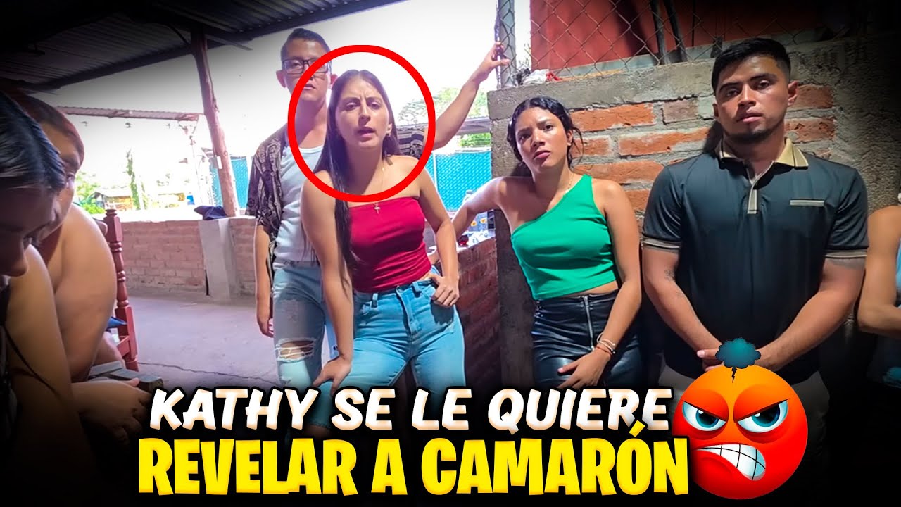 Miren como se enoja Kathy con Camarón porque la DESCUBRIÓ haciendo esto