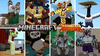 Minecraft Kung Fu Panda DLC - All Characters/Skins