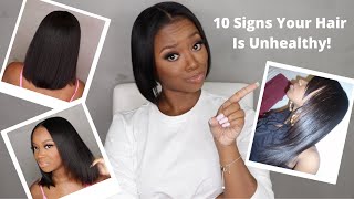 10 Signs Your Hair Is UNHEALTHY & How You Can Fix It NOW