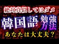 【危険】絶対真似してほしくない！韓国語勉強方法３選