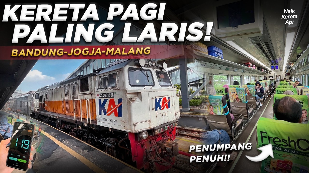 COCOK BUAT YANG MAGER BERANGKAT PAGI‼️ Trip KA Malabar Pagi Ekonomi #1