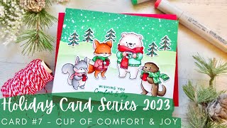 Holiday Card Series 2023 #7 | Hello Bluebird NEW RELEASE SNEAK PEEK | Cute \& Cozy Christmas Card