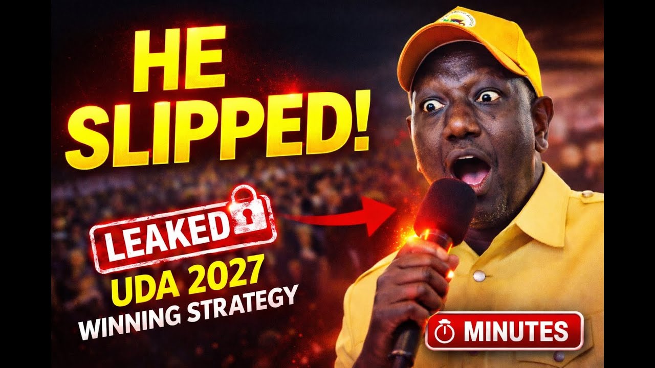 President Ruto leaks UDA winning strategy for 2027 elections by mistake 