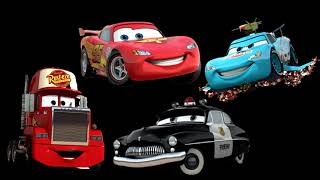 Cars. Mack VS Lightning McQueen VS Sheriff VS Sally Carrera | Music Racing GT: EDM & Car screenshot 4
