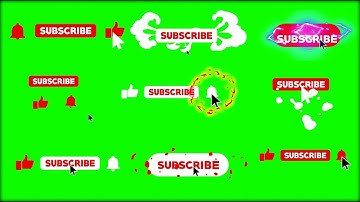 Top 10+ Professional Free Copyright Subscribe Button || Green Screen Subscribe Button