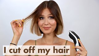 Cutting my hair off with Hair Clippers